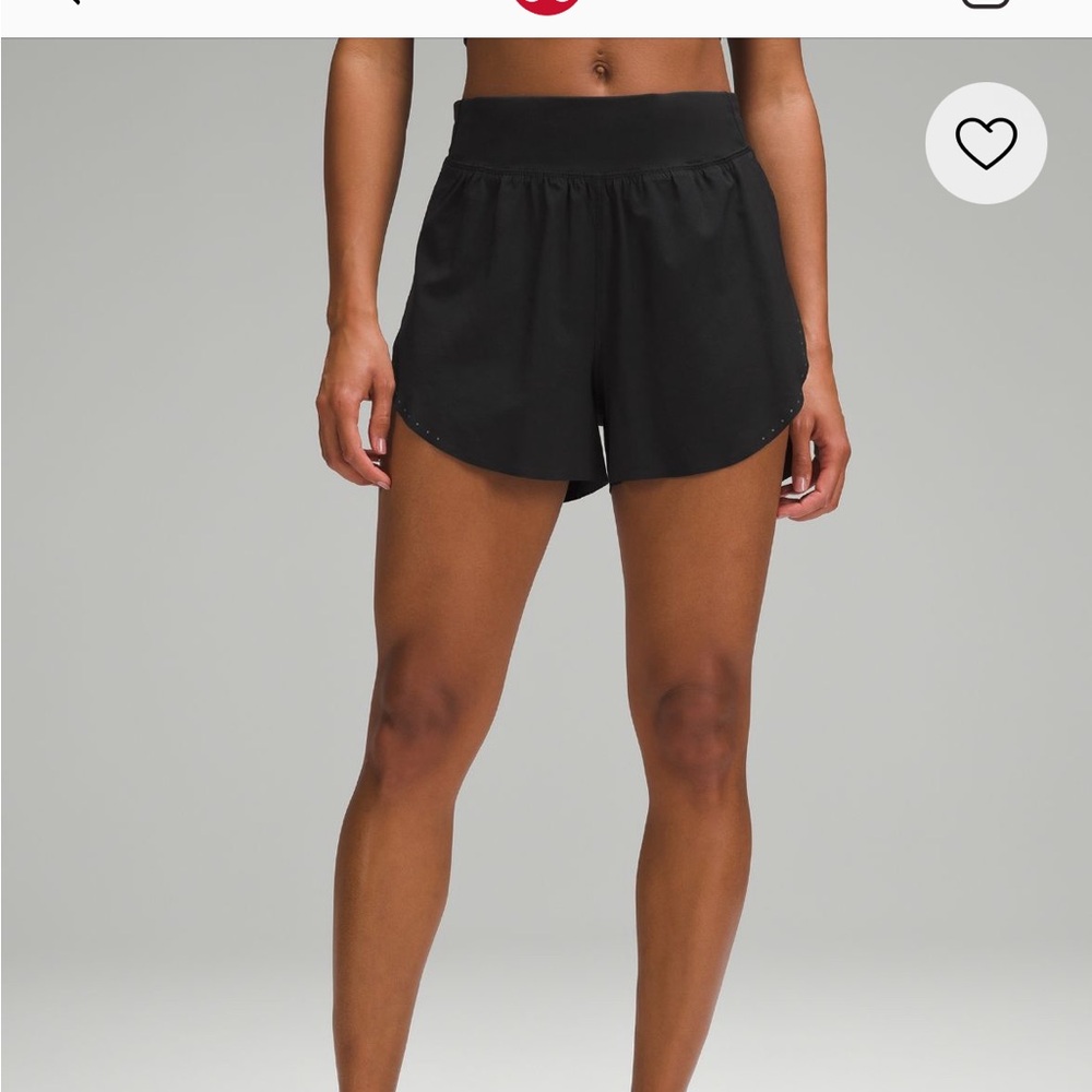 Lulu lemon fast and free shorts